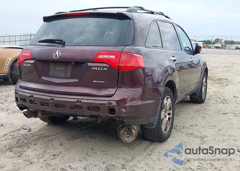 2009 Acura Mdx Technology Package z USA, uszkodzony, nr VIN 2HNYD28619H527740